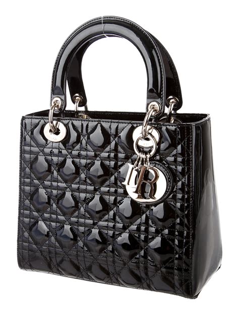 dior bag lady black|christian dior lady handbag price.